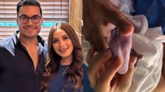 Cynthia Rodríguez y Carlos Rivera comparten la primera foto de León a una semana de haber nacido