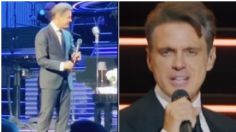 VIDEO: Luis Miguel tira unos vasos y hasta pide un trapeador en pleno concierto