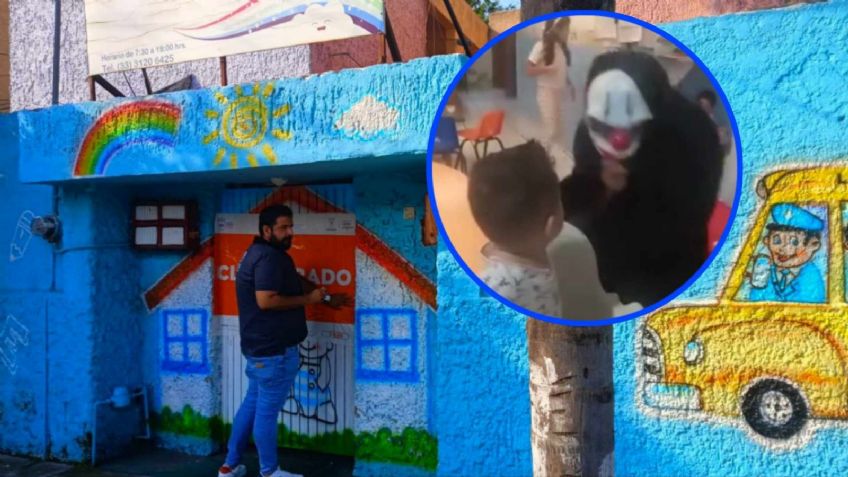 Clausuran kínder de Zapopan por video viral en el que maestra asusta a niños con una máscara