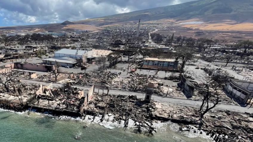 “Todo está perdido, no tenemos casa”: Afectada de incendio en Hawái pide ayuda desesperadamente