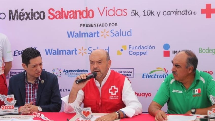 Esperan 700 asistentes a la carrera "Todo México Salvando Vidas" de la Cruz Roja