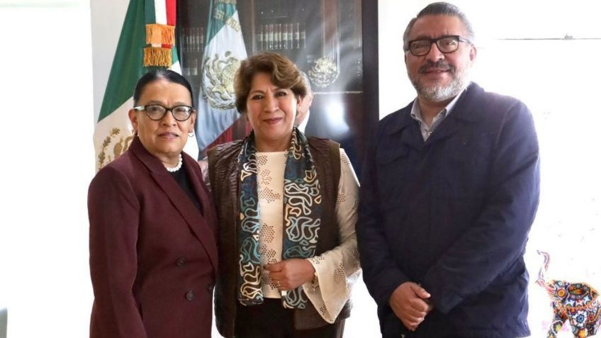 Rosa Icela Rodríguez se reúne con Delfina Gómez, gobernadora electa del Estado de México