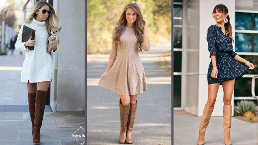 Vestidos con botas para otoño: 3 combinaciones que todos querrán usar para caminar por el bosque