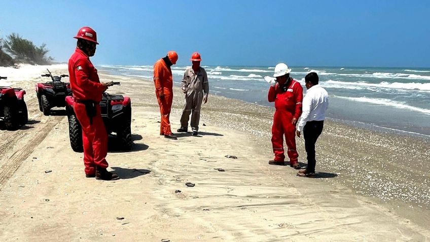 Pemex descarta emergencia ambiental en playas de Tamaulipas