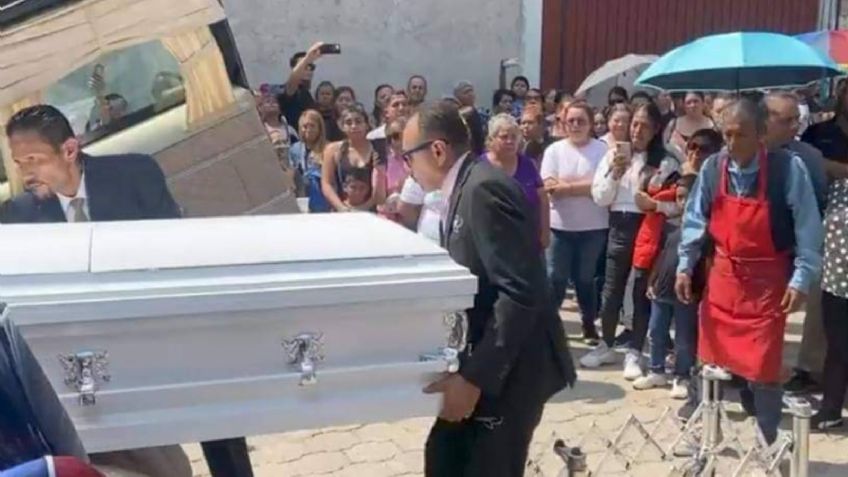 Con música de Juan Gabriel familiares y amigos despiden a Milagros y exigen que no quede impune su feminicidio