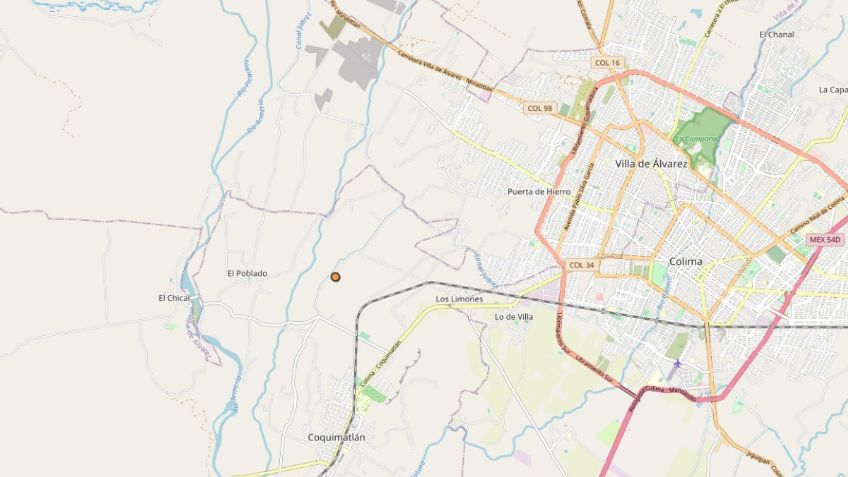 Se registra sismo de 4.1 grados en Colima