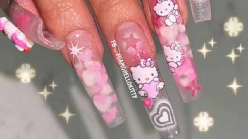 5 diseños de uñas inspiradas en Kitty para causar furor este regreso a clases