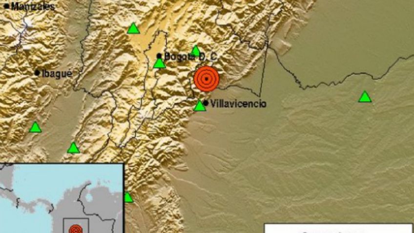 Tiembla con fuerza en Colombia: se registra sismo de magnitud 6.1 y una réplica de 5.6