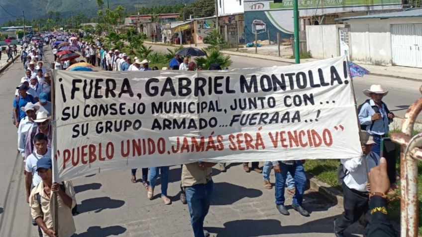 Habitantes de Altamirano marchan por la paz: exigen frenar a grupos de autodefensa en Chiapas