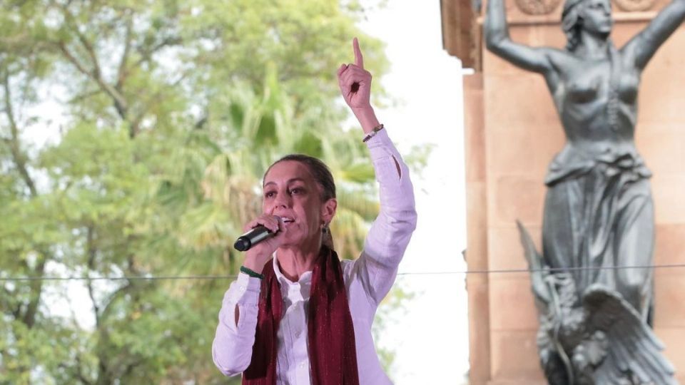 Claudia Sheinbaum manifestó su descontento contra al INE.