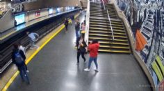 FUERTES IMÁGENES: captan el instante en que un joven salta al metro de Chile y muere al instante