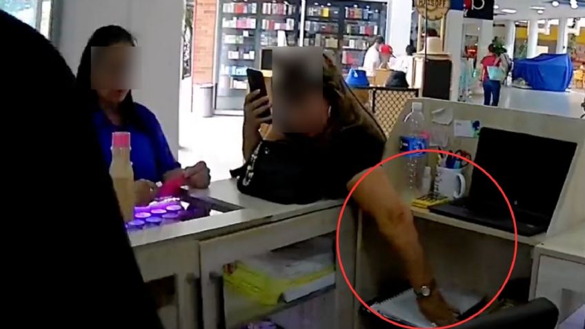 Trabajadora descuida su celular y clientas lo roban en segundos con esta complicada maniobra