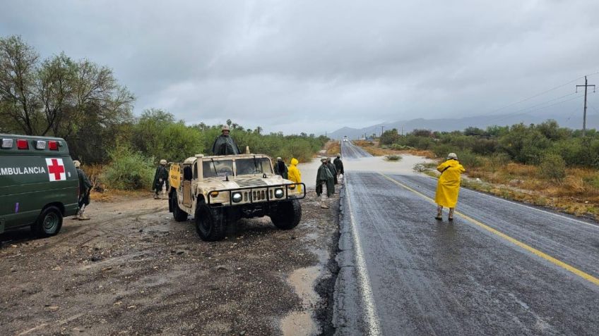 Huracán Hilary: muere una persona en Baja California Sur, intentó cruzar un arroyo