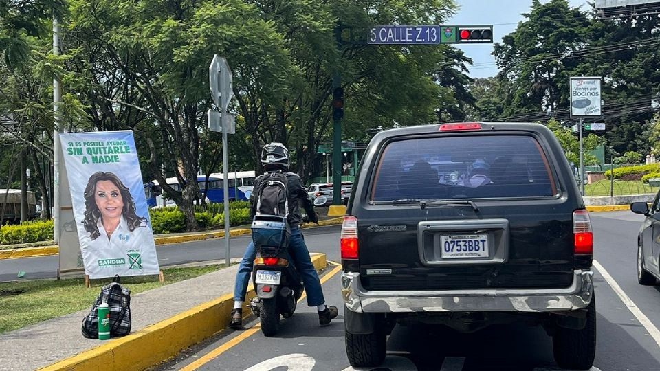 Calles de Guatemala con propaganda política
