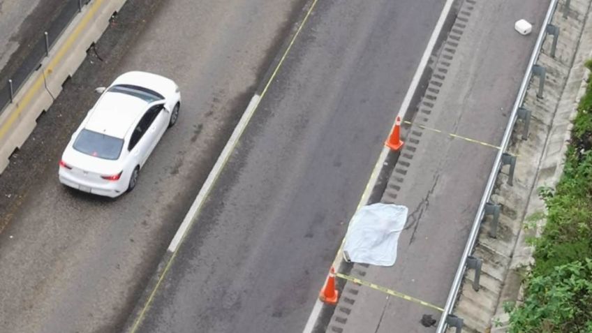 Naucalpan: un hombre muere tras se atropellado en la carretera Chamapa Lechería, el conductor se dio a la fuga