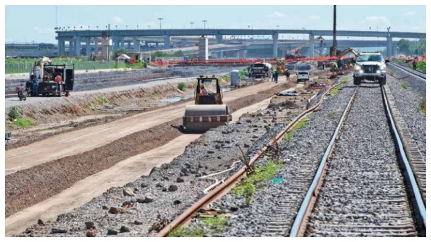 Avanza en 48 % conexión del Tren Suburbano al AIFA