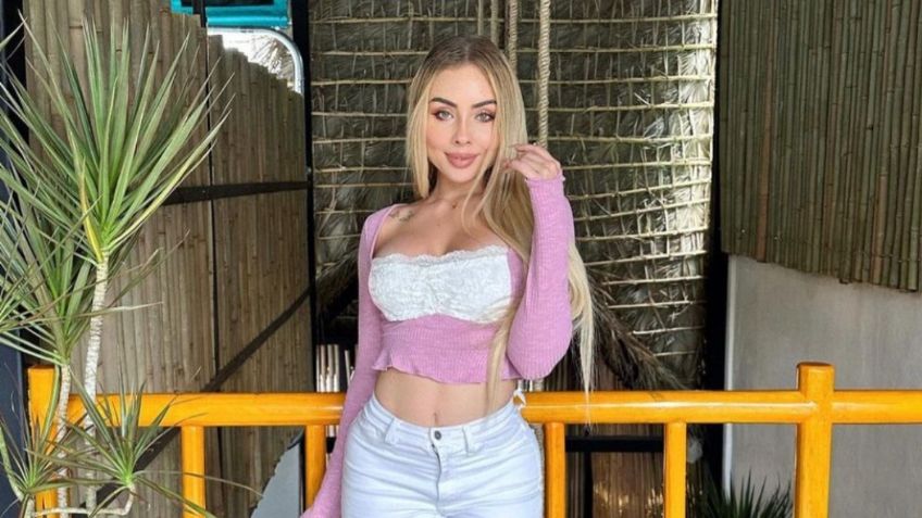 Maya Nazor cautiva en Instagram con coqueto vestido de encaje lleno de escotes y aberturas