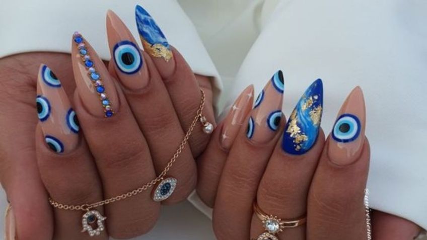 Uñas cortas de ojo turco, la manicura que está arrasando en redes sociales