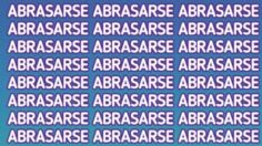 Sólo la mente de un genio puede encontrar la palabra ‘ABRAZARSE’ en menos de 5 segundos