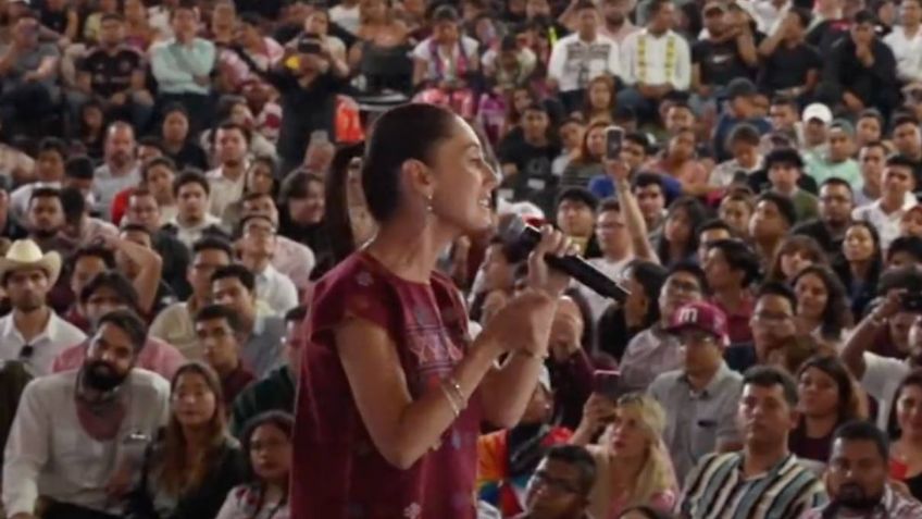 Claudia Sheinbaum responde al respaldo de los jóvenes de México: "Aquí estamos, no les vamos a fallar"