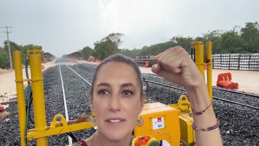 Tren Maya ha creado más de 260 mil empleos; Claudia Sheinbaum habla de datos curiosos