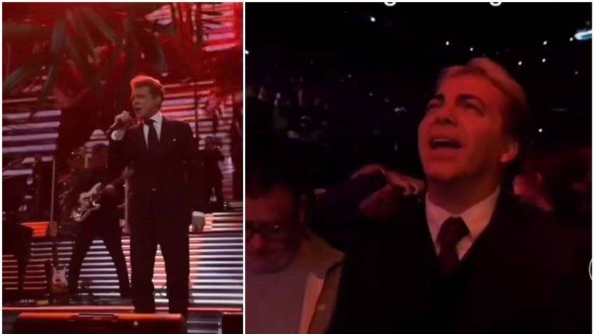 Cristian Castro cae rendido ante Luis Miguel, así disfrutó en primera fila de su concierto en Argentina | VIDEO