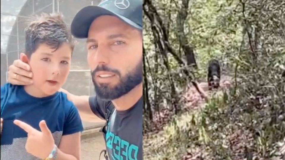 Poncho De Nigirs y su hijo pasaron un momento muy angustiante en el bosque