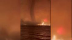 VIDEO: captan "tornado de fuego" durante apocalíptico incendio forestal en Canadá