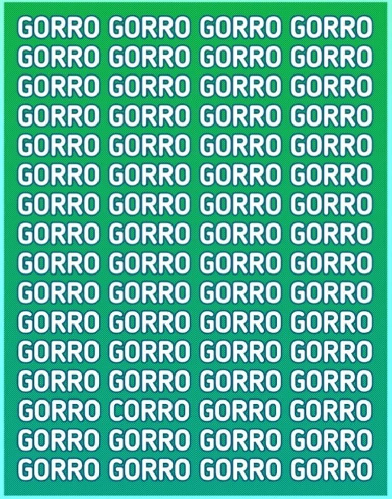 repeticion de la palabra gorro