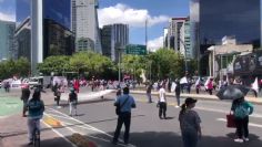 Bloqueo en Paseo de la Reforma: manifestantes desquician el tráfico, el Metrobús está detenido