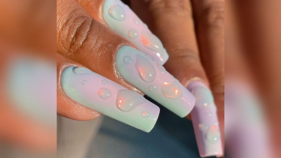 Este estilo de uñas es ideal para quien le gusta atreverse a experimentar con manicuras diferentes