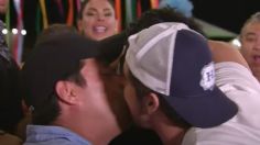 VIDEO: Jorge "Burro" Van Rankin protagoniza apasionante beso de tres, así fue el momento