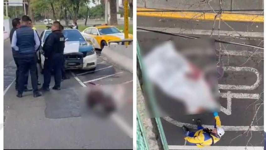 Dos abuelitos encuentran la muerte en Periférico Sur, uno se suicidó, el otro fue atropellado