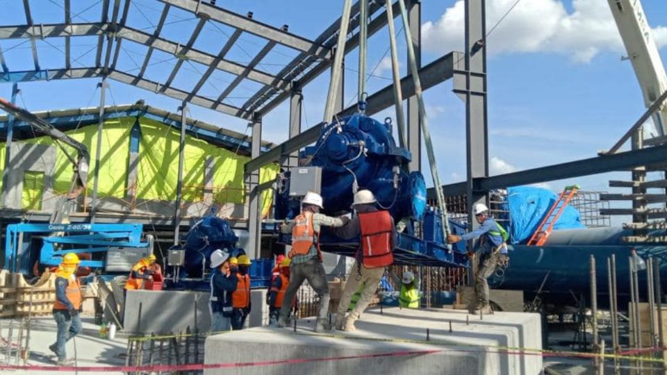 Cada planta de bombeo de esta nueva línea de abastecimiento contará con 5 bombas operativas