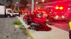 Hombre pierde la pierna tras chocar un Camaro a gran velocidad, su acompañante murió