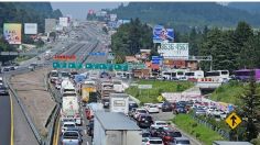 Se registra bloqueo en la carretera México-Toluca a la altura de La Marquesa: alternativas viales