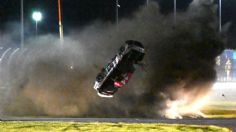 Terrible accidente: piloto estadounidense choca y da 10 giros en el aire durante la Nascar en Daytona