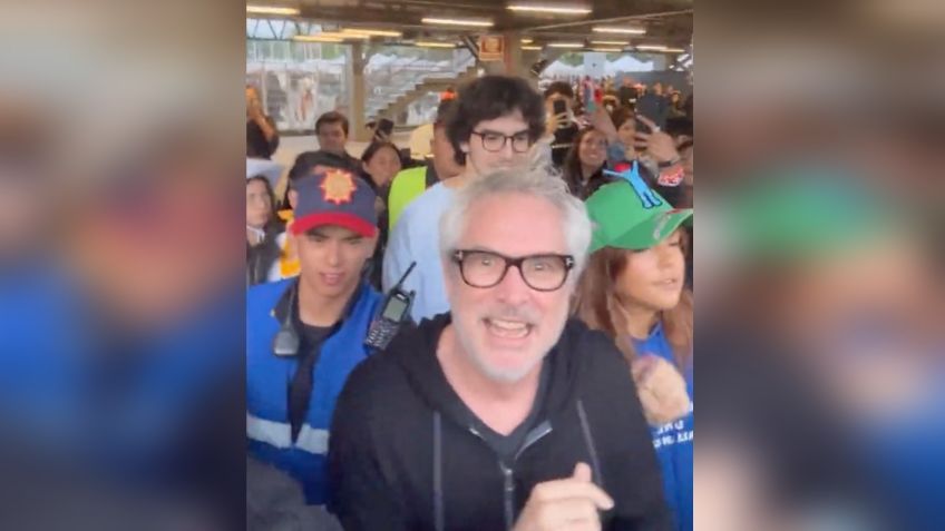 VIDEO | ¡Es swiftie! Captan a Alfonso Cuarón llegando a concierto de Taylor Swift en el Foro Sol