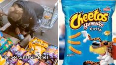 Ahora hasta los Cheetos son falsos, graban a mujer rellenando una bolsa con frituras pirata