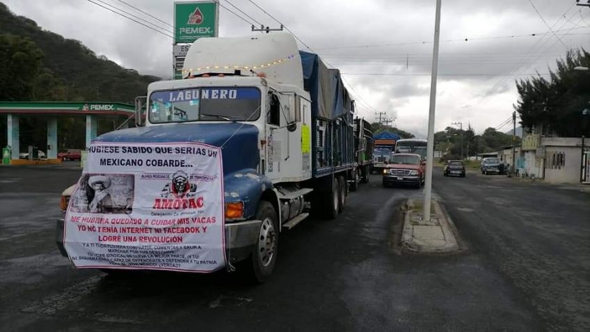 Aplazan manifestación de transportistas por mesa de diálogo con autoridades federales