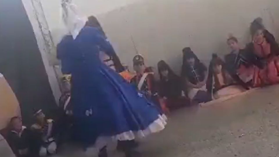 Los estudiantes se sorprendieron al escuchar los balazos