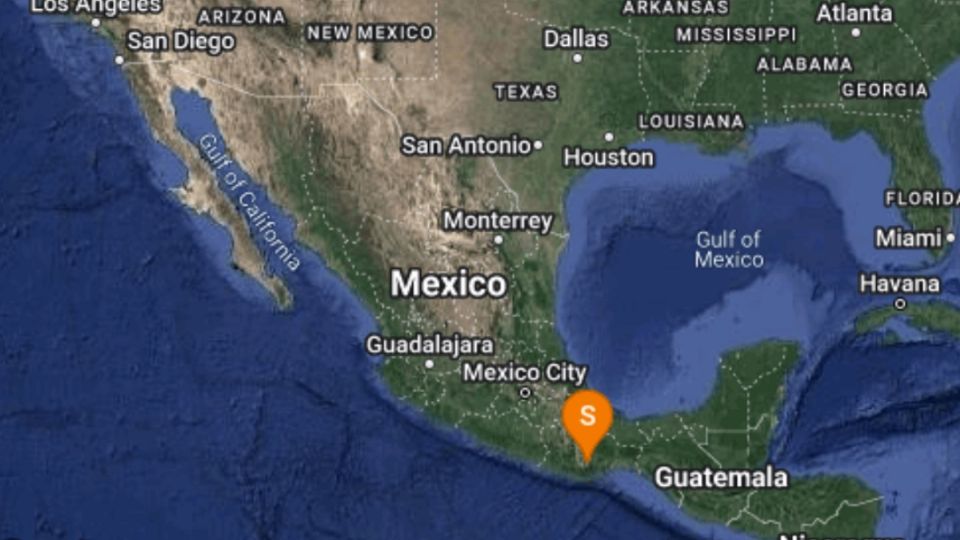 El temblor se registró a las 16:32 horas de este lunes 28 de agosto.