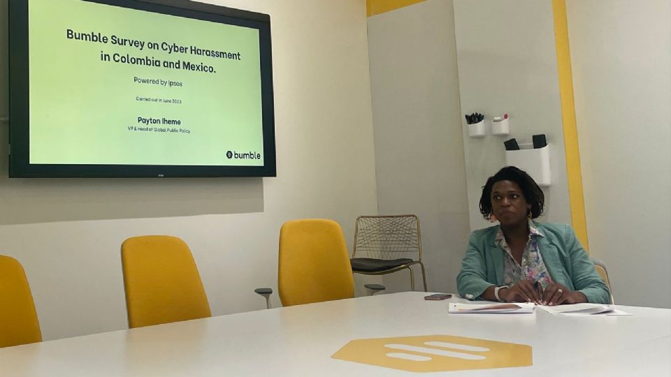 Payton Iheme, vicepresidenta Global de Políticas Públicas de Bumble, reveló la información de un reporte recientemente realizado por Ipsos.