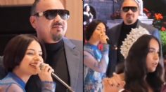 VIDEO: Ángela y Pepe Aguilar aparecen de sorpresa en una fiesta de XV años para darle serenata a la cumpleañera