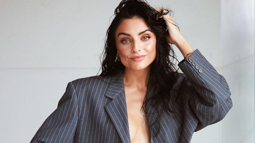 Aislinn Derbez renueva la forma de lucir un traje sastre con estas aberturas: FOTOS