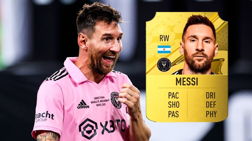 ¿Cuáles son los valores que tendrá Lionel Messi en el EA Sports FC 24 tras debutar con Inter Miami?