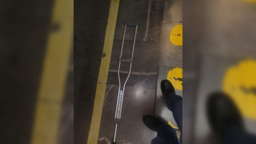 Retiran una muleta de vías en la estación San Lázaro, causa retrasos en Línea B