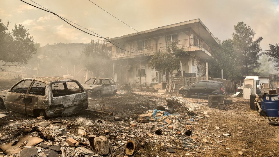 Los incendios han afectado a pueblos y ciudades ubicados en distintos puntos de Grecia.