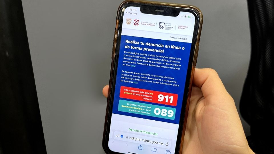 Ahora los ciudadanos también pueden realizar denuncias de manera digital.