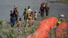 Así funcionan las barreras de boyas con púas que Texas ha instalado en el Río Bravo